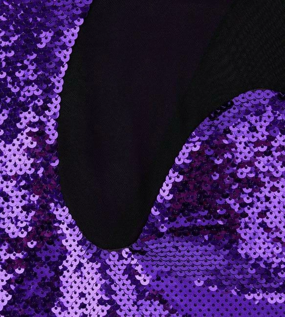 TOM FORD LIQUID SEQUINS EVENING DRESS - AMETHYST - Image 4