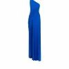 TOM FORD ONE SHOULDER EVENING DRESS - COBALT BLUE