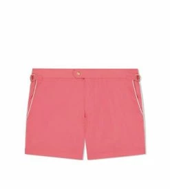 TOM FORD NYLON SWIM SHORT - CORAL