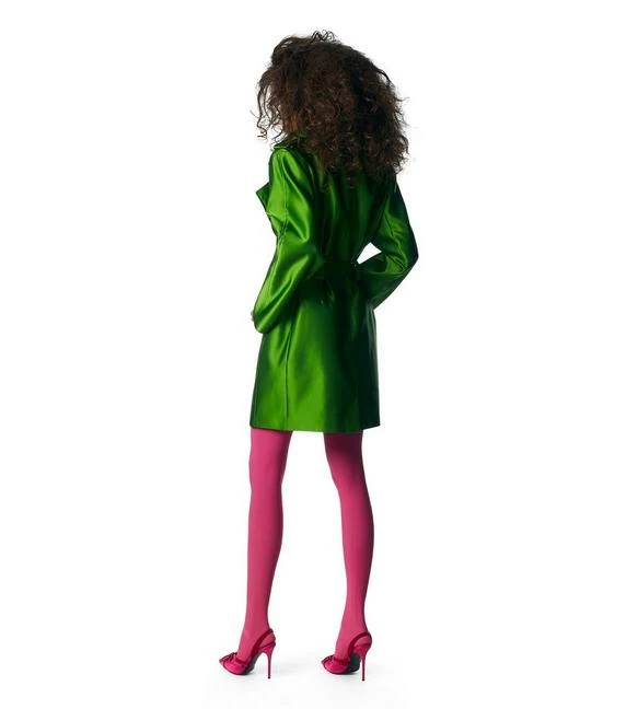 TOM FORD SILK CABAN COAT - APPLE GREEN - Image 4