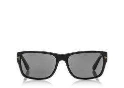 TOM FORD POLARIZED MASON SUNGLASSES - BLACK