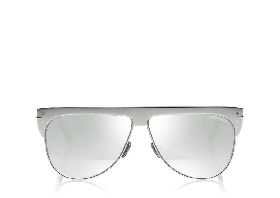 TOM FORD WINTER GOLD PLATED SUNGLASSES - WHITE GOLD