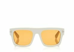 TOM FORD FAUSTO SUNGLASSES - IVORY