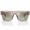 TOM FORD FAUSTO SUNGLASSES - LIGHT BROWN/ GREEN MIRROR