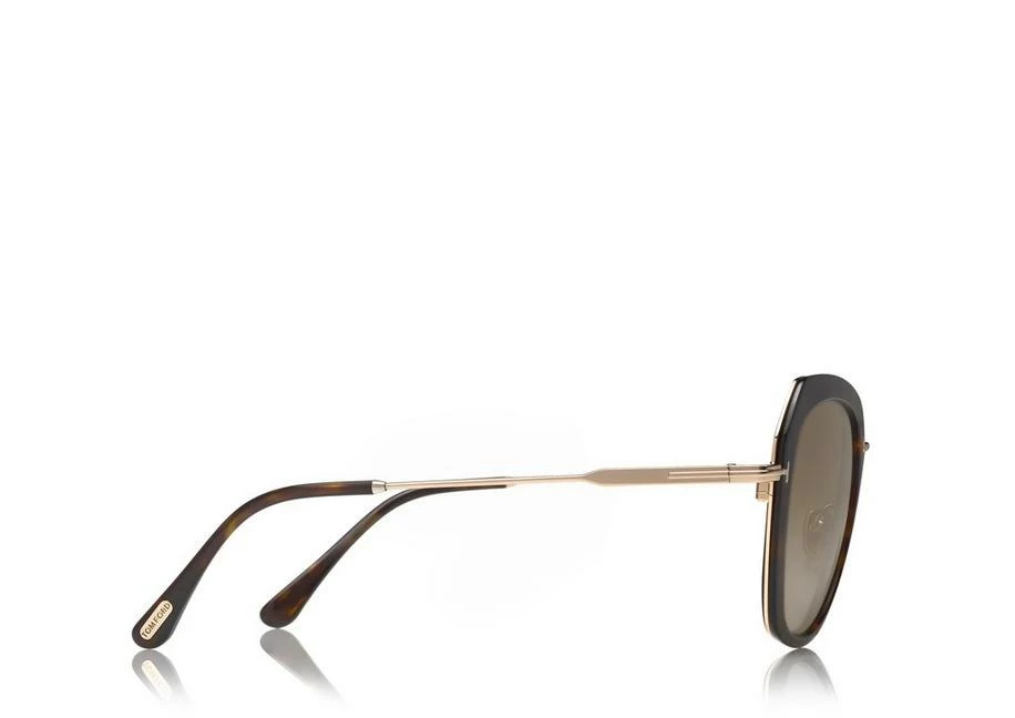 TOM FORD POLARIZED KENYAN SUNGLASSES - DARK HAVANA - Image 3