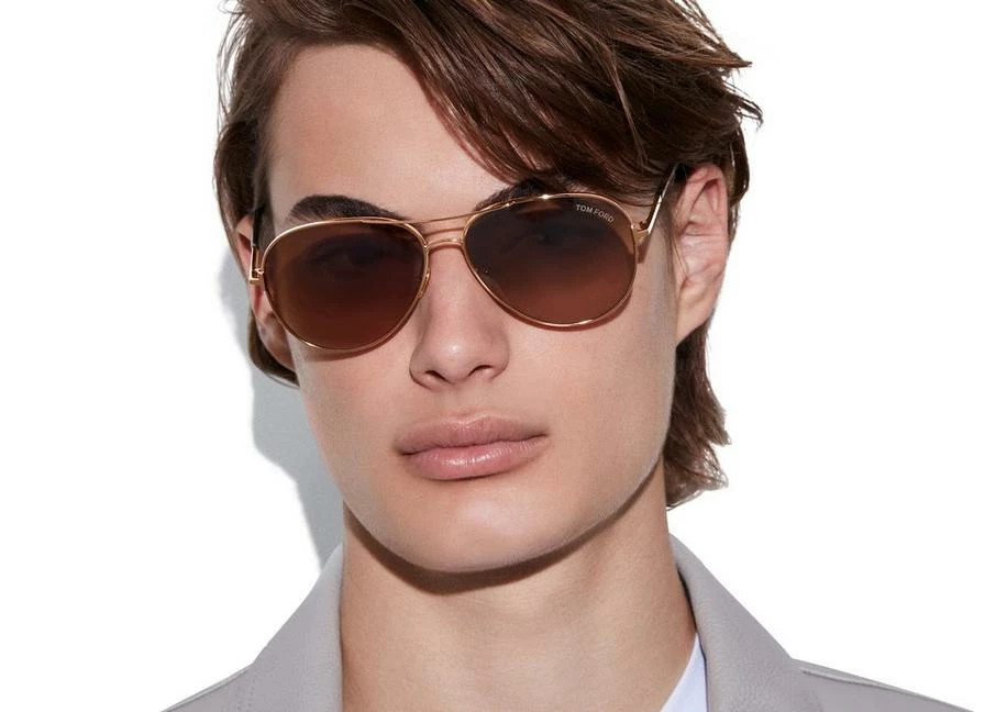 TOM FORD CLARK SUNGLASSES - ROSE GOLD - Image 5
