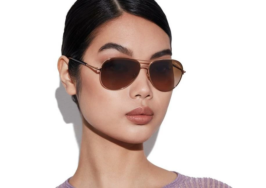 TOM FORD CLARK SUNGLASSES - ROSE GOLD - Image 6