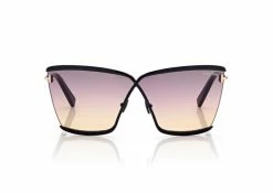 TOM FORD ELLE SUNGLASSES - BLACK