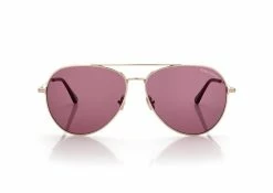 TOM FORD DASHEL SUNGLASSES - GOLD / VIOLET