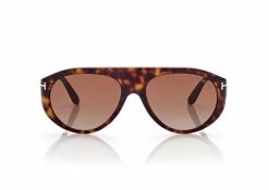 TOM FORD REX SUNGLASSES - DARK HAVANA
