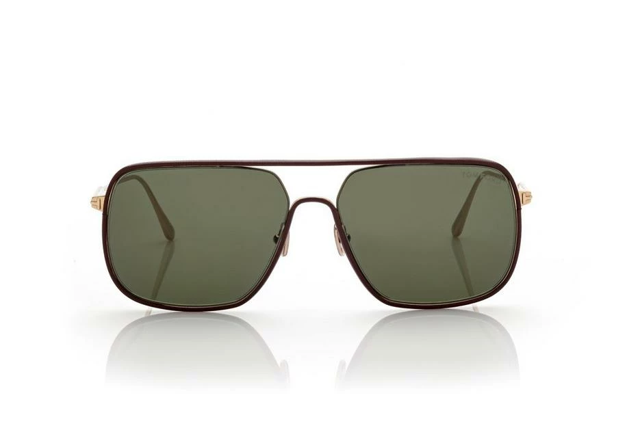 TOM FORD CLIFF SUNGLASSES - GOLD/GREEN