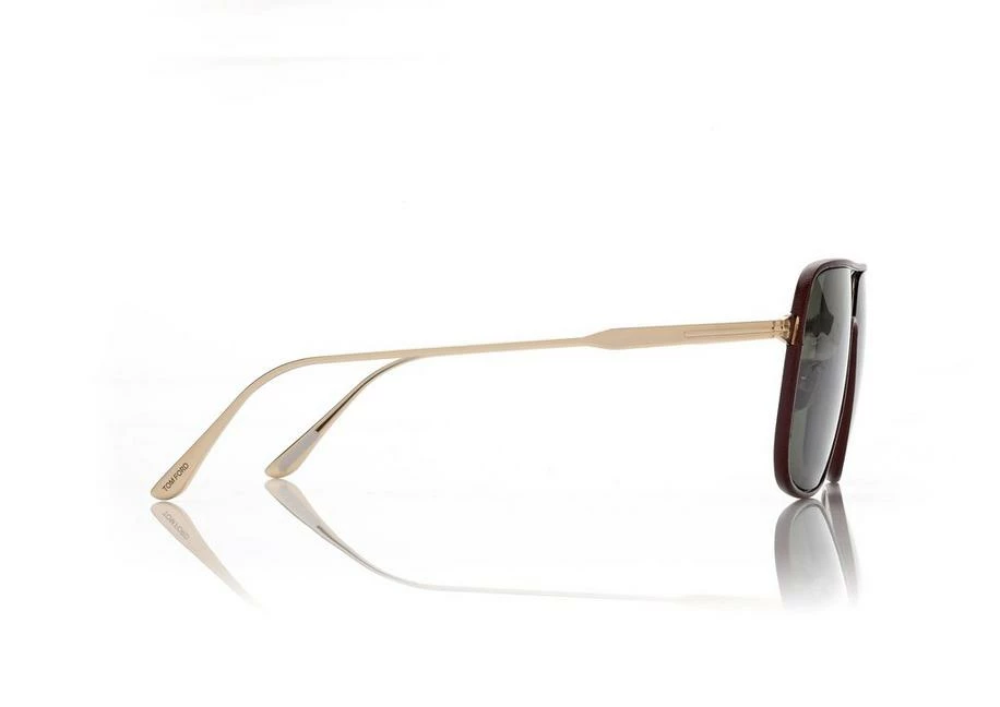 TOM FORD CLIFF SUNGLASSES - GOLD/GREEN - Image 3