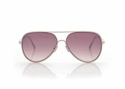 TOM FORD JESSIE SUNGLASSES - SILVER/PINK MIRROR LENS