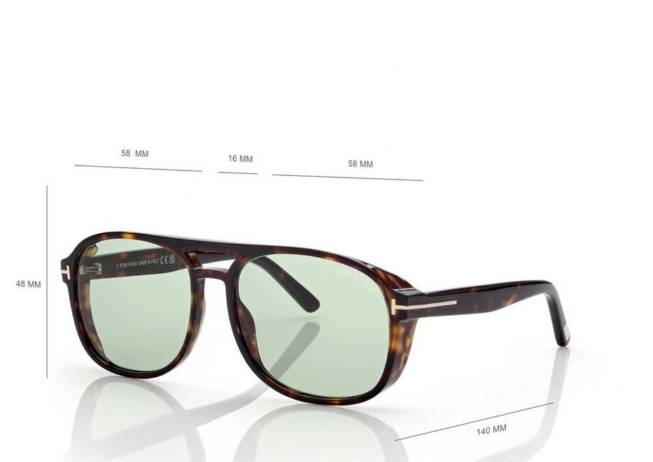 TOM FORD ROSCO SUNGLASSES - DARK HAVANA - Image 4