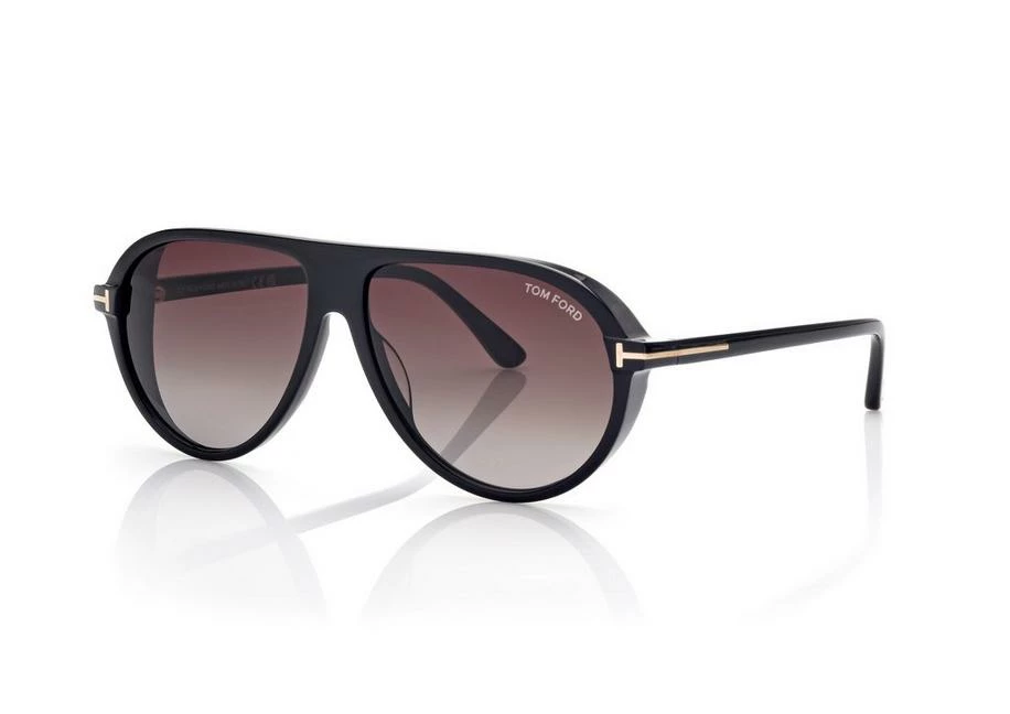 TOM FORD MARCUS SUNGLASSES - BLACK - Image 2