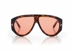 TOM FORD BRONSON SUNGLASSES - DARK HAVANA / BORDEAUX