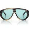 TOM FORD BRONSON SUNGLASSES - DARK HAVANA/BLUE