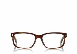 TOM FORD SQUARE OPTICAL FRAME - LIGHT HAVANA