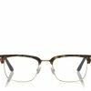 TOM FORD HALF-RIM OPTICAL FRAME - DARK HAVANA