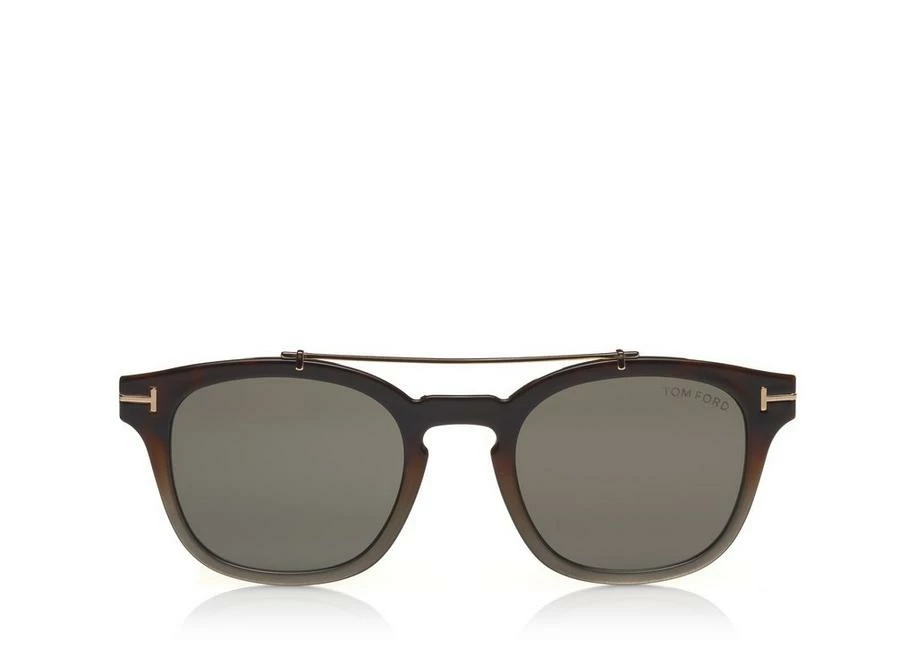 TOM FORD BLUE BLOCK SOFT ROUND OPTICALS - GREY HAVANA - Image 4