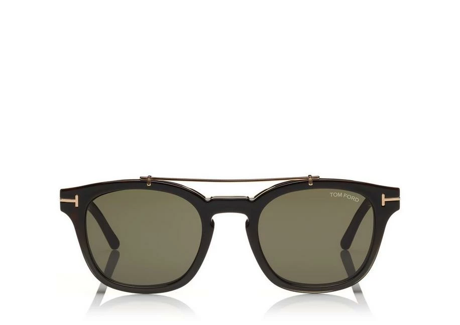 TOM FORD BLUE BLOCK SOFT ROUND OPTICALS - GREY HAVANA - Image 6
