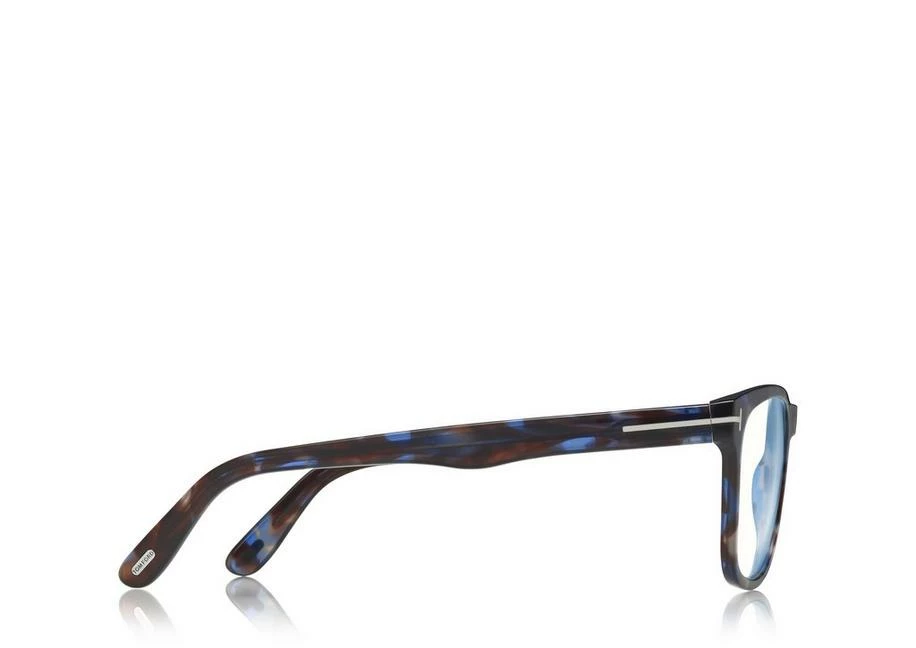 TOM FORD BLUE BLOCK SOFT SQUARE OPTICALS - LIGHT HAVANA - Image 3