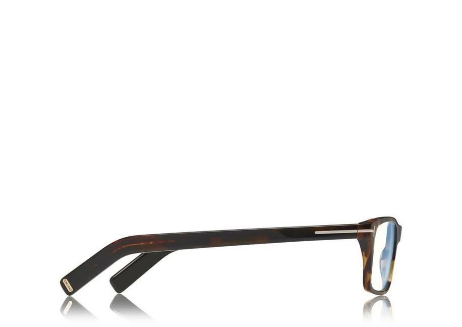 TOM FORD BLUE BLOCK RECTANGULAR OPTICALS - LIGHT HAVANA - Image 3