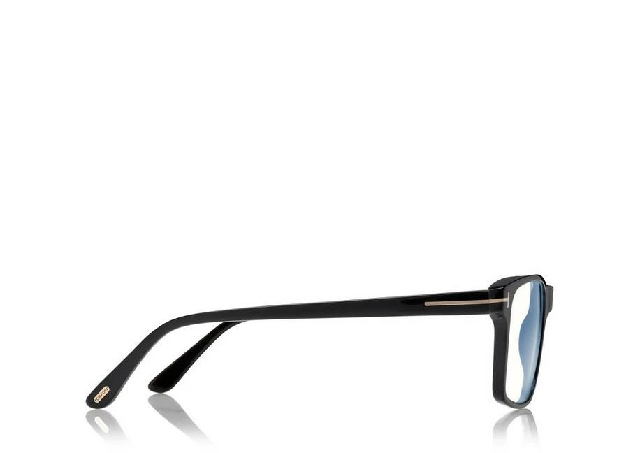 TOM FORD BLUE BLOCK RECTANGULAR MAGNETIC OPTICALS - BLACK - Image 3