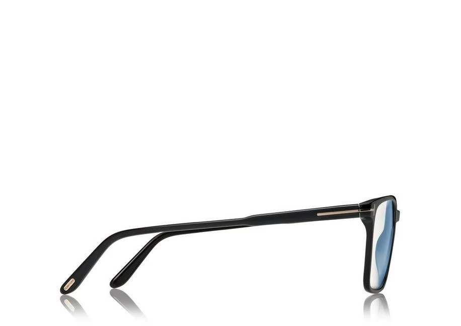 TOM FORD BLUE BLOCK SOFT SQUARE SHAPE OPTICALS - BLACK - Image 3