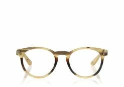 TOM FORD KEY BRIDGE ROUND HORN OPTICAL - GREEN HORN