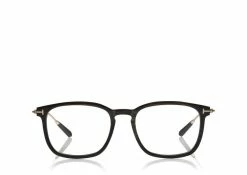 TOM FORD KEY BRIDGE ROUND HORN OPTICAL - BLACK HORN