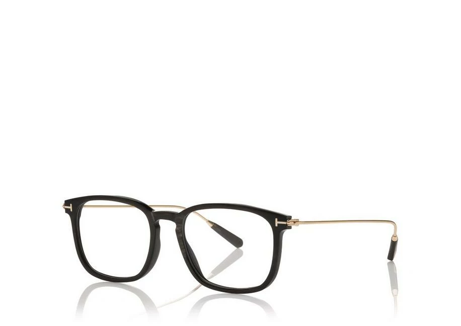 TOM FORD KEY BRIDGE ROUND HORN OPTICAL - BLACK HORN - Image 2