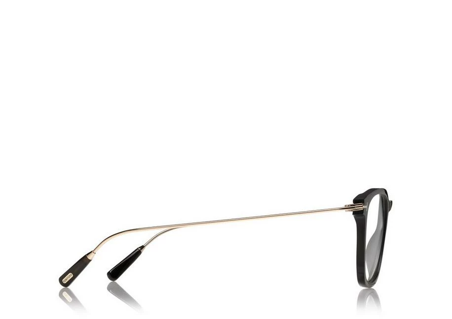 TOM FORD KEY BRIDGE ROUND HORN OPTICAL - BLACK HORN - Image 3
