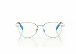 TOM FORD BLUE BLOCK ROUND OPTICALS - PALLADIUM