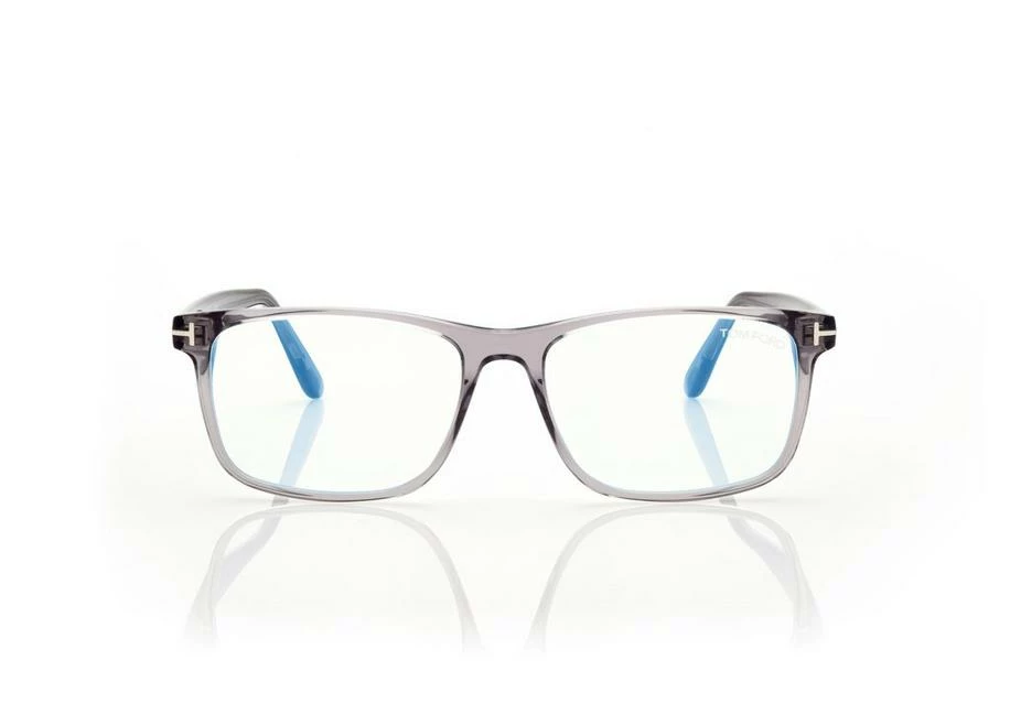 TOM FORD BLUE BLOCK SQUARE OPTICALS - GREY