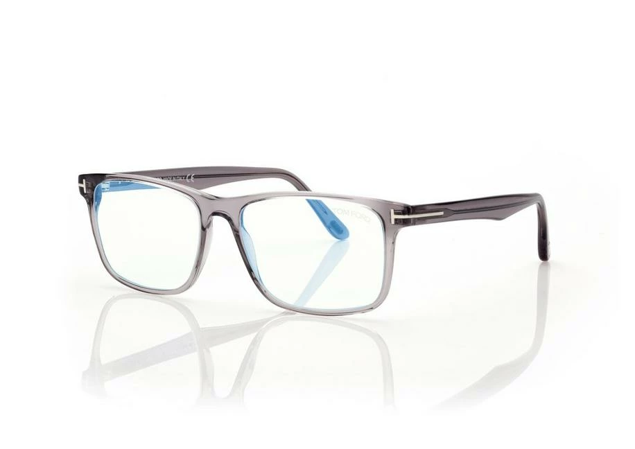 TOM FORD BLUE BLOCK SQUARE OPTICALS - GREY - Image 2