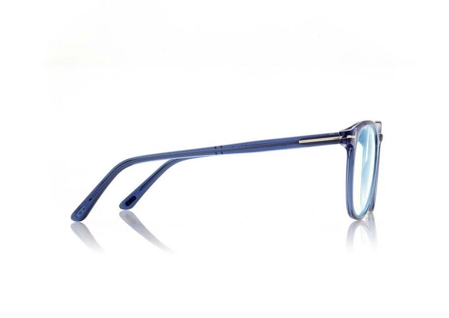 TOM FORD BLUE BLOCK SOFT ROUND OPTICALS - BLUE - Image 3