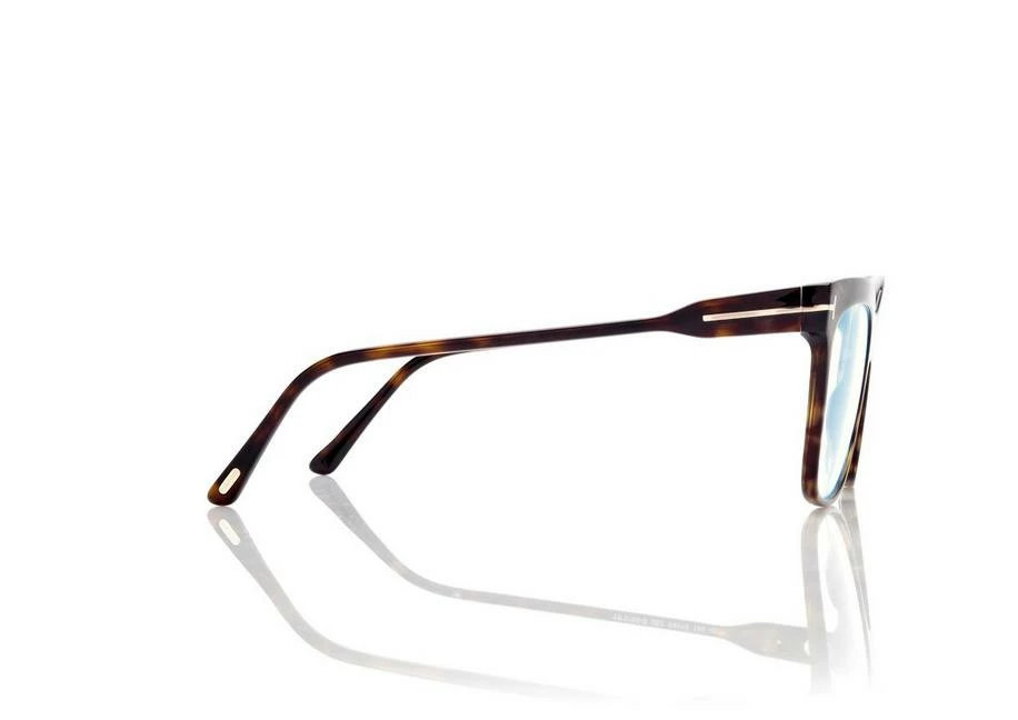TOM FORD BLUE BLOCK SQUARE OPTICALS - DARK HAVANA - Image 3