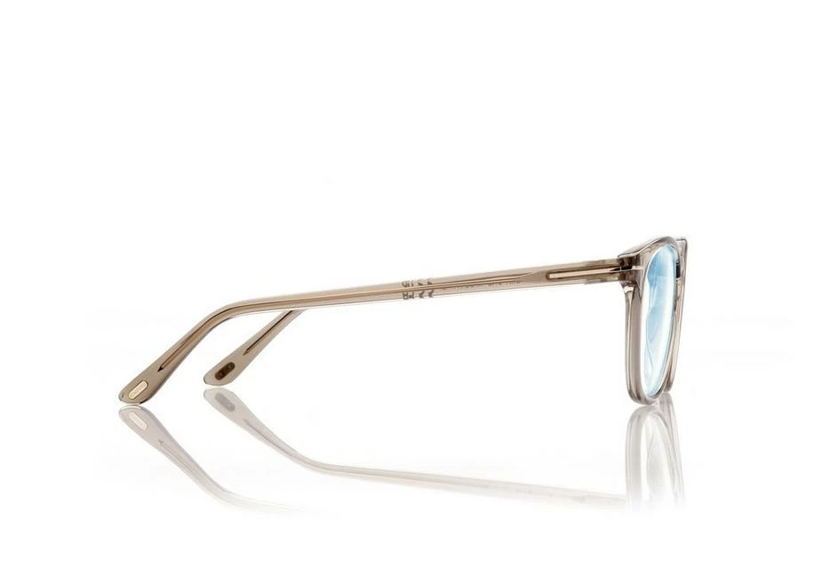 TOM FORD BLUE BLOCK ROUND OPTICALS - SHINY BEIGE - Image 3