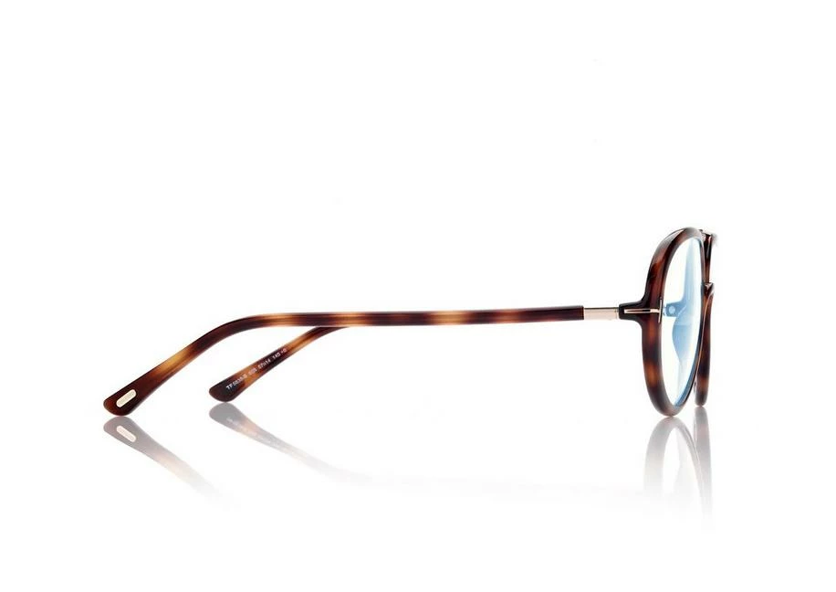 TOM FORD BLUE BLOCK PILOT OPTICALS - LIGHT HAVANA - Image 3
