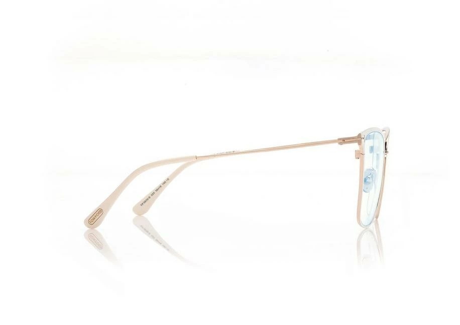 TOM FORD BLUE BLOCK SOFT BUTTERFLY OPTICALS - PALLADIUM - Image 3