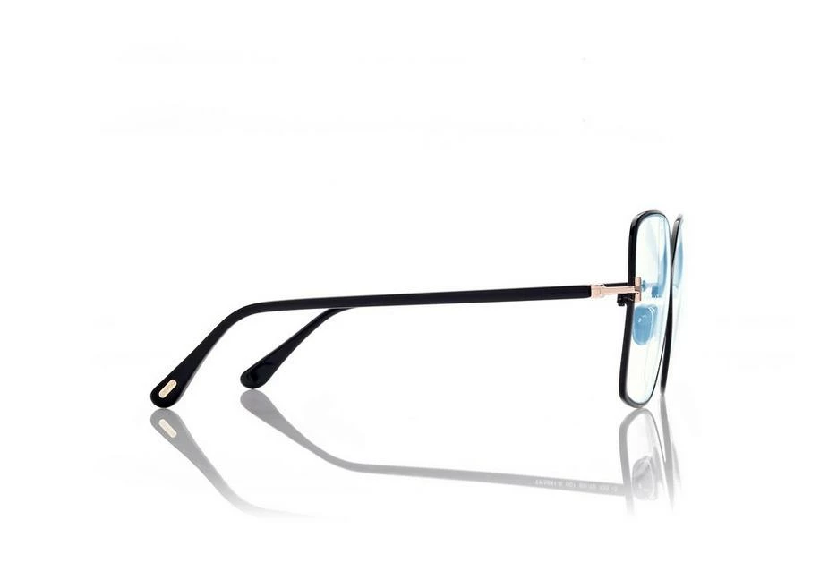 TOM FORD BLUE BLOCK BUTTERFLY OPTICALS - BLACK - Image 3