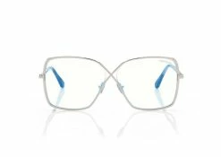 TOM FORD BLUE BLOCK BUTTERFLY OPTICALS - PALLADIUM