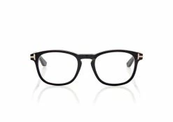 TOM FORD SOFT SQUARE OPTICALS - BLACK HORN