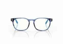 TOM FORD BLUE BLOCK ROUND OPTICALS - BLUE