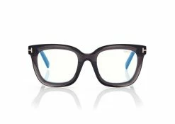 TOM FORD BLUE BLOCK SQUARE OPTICALS - GREY