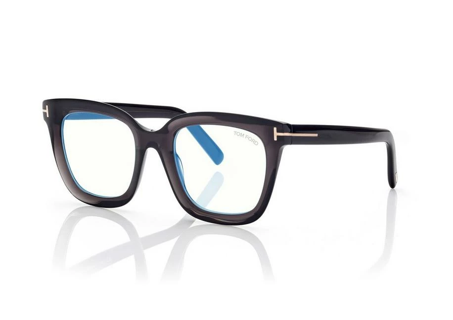 TOM FORD BLUE BLOCK SQUARE OPTICALS - GREY - Image 2
