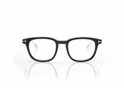 TOM FORD SQUARE HORN OPTICALS - BLACK HORN