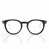 TOM FORD ROUND HORN & TITANIUM OPTICALS - BLACK HORN