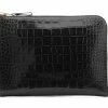 TOM FORD ALLIGATOR BUCKLEY ZIP PORTFOLIO - BLACK